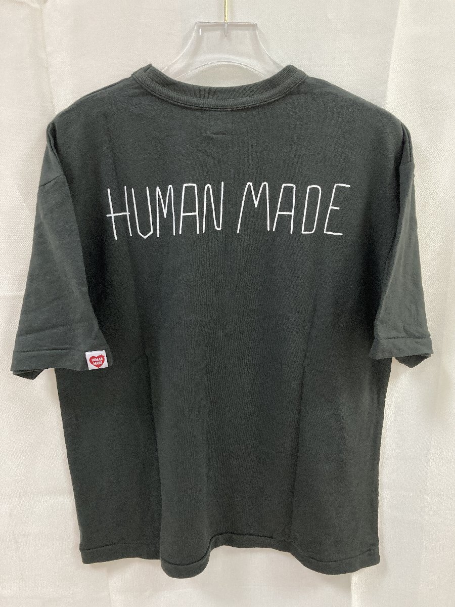 HUMAN MADE ヒューマンメイド 半袖 Tシャツ T-SHIRT アヒル ブラック L 中古 TN 1の画像6