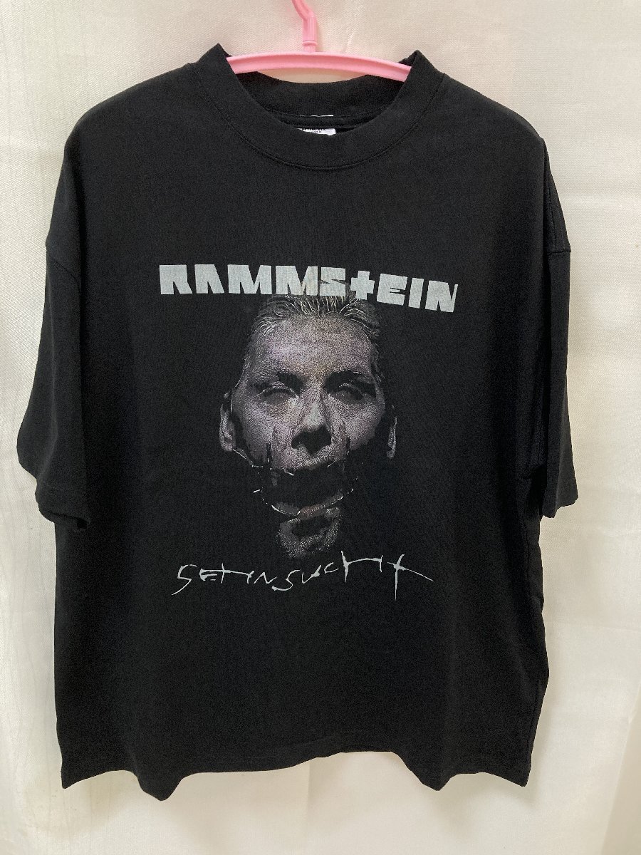 VETEMENTS 17AW RAMMSTEIN PRINTED T-SHIRT 半袖 Tシャツ ブラック M 中古 TN 1の画像1