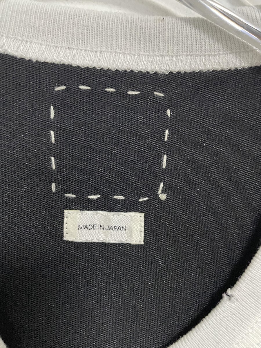 VISVIM ビズビム アルファベット ロゴ T-SHIRT 半袖 Tシャツ ファッション サイズ２ ブラック 中古 TN 1の画像3
