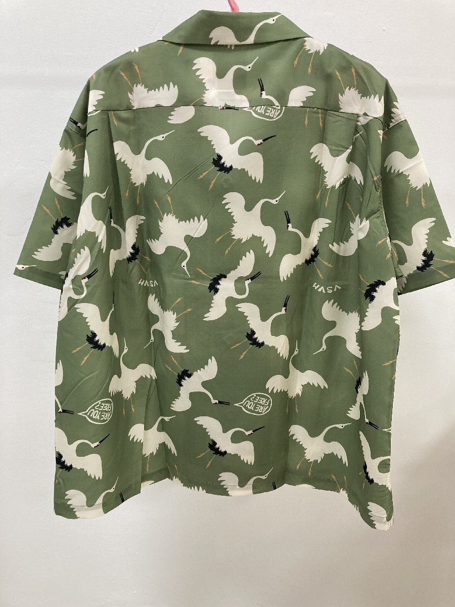 VISVIM ヴィズヴィム CROSBY SHIRT S/S HIKAKU LT.GREEN 半袖 シャツ サイズ２ 中古 TN 1_画像7