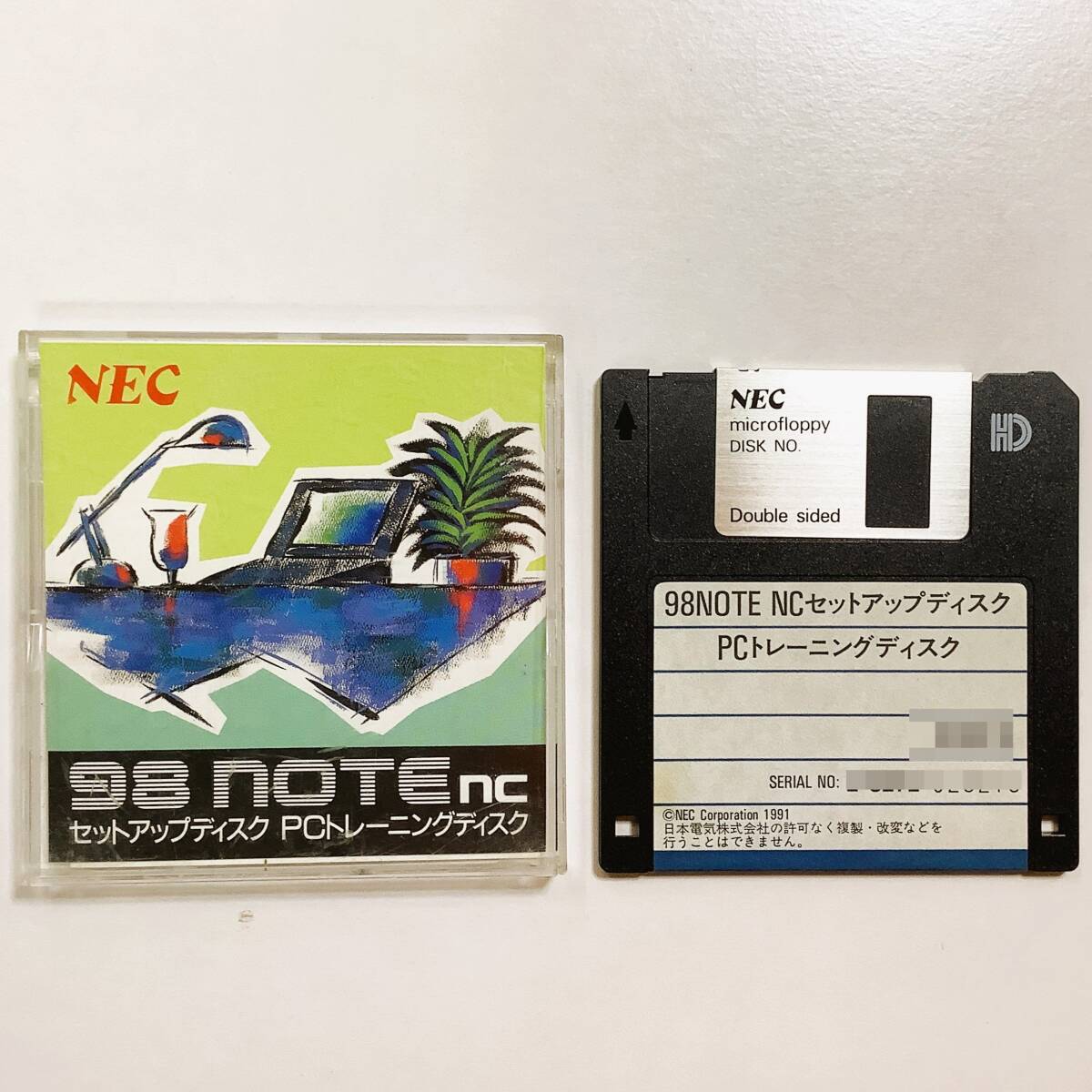 NEC 98NOTE NC セットアップディスク PCトレーニングディスク 3.5インチ フロッピーディスク 3.5FDの画像1