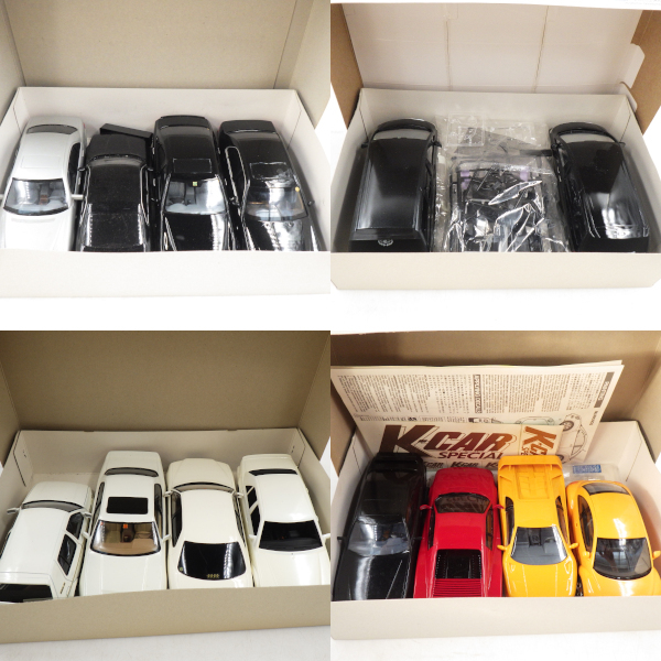  Junk construction ending plastic model present condition goods approximately 80 pcs ( minicar 2 pcs equipped ) parts loss * damage many equipped modified * repair * geo llama made etc......