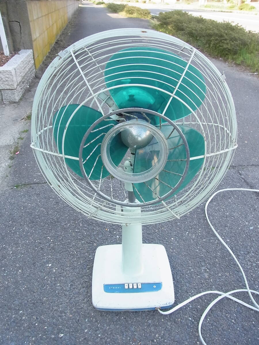 昭和レトロ ☆アンティーク☆ゼネラル扇風機 EF-362 30cm 動作品 難ありの画像1