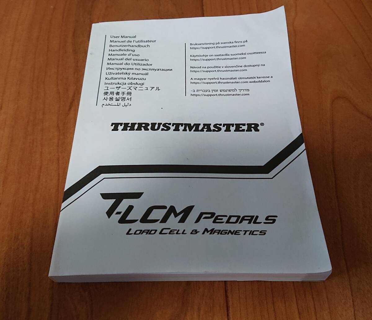 【正規品完全動作品】T-LCM Pedals ペダル/固定具付き PS5 PS4 PC対応 Thrustmaster スラストマスター ハンドルコントローラー ハンコンの画像7