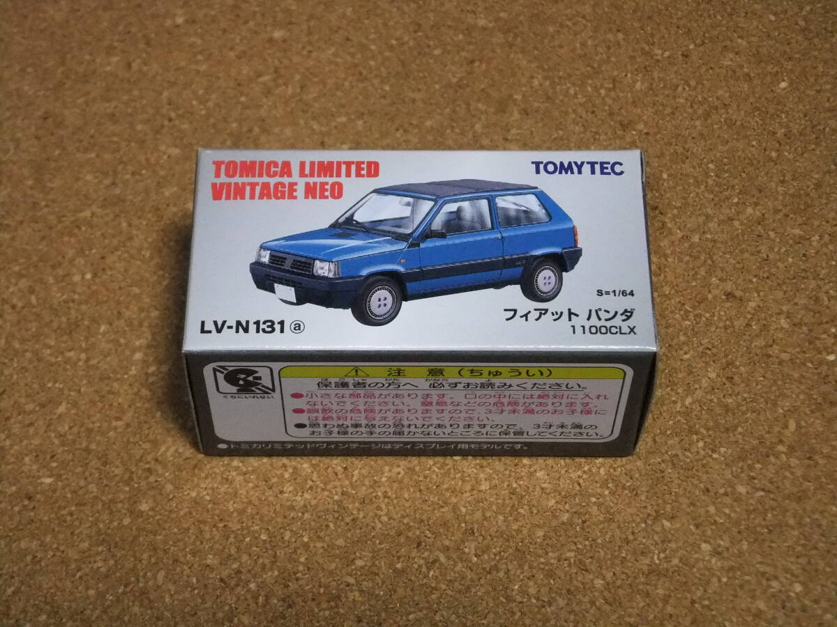 TOMICA LIMITED VINTAGE NEO LV-N124c ホンダバラードスポーツCR-X1.5i・LV-N131a フィアットパンダ1100CLX・LV-N132a スバル レガシィGTの画像6