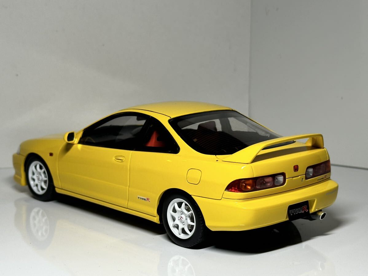 Otto 1/18 ホンダ インテグラ TypeR DC2 96spec サンライトイエロー ミニカーの画像2