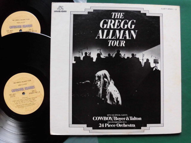 グレッグ・オールマン/グレッグ・オールマン・ツアー　サザン・ロック・ライヴ、2ndアルバム　1975年国内レア初回盤2枚組_画像1