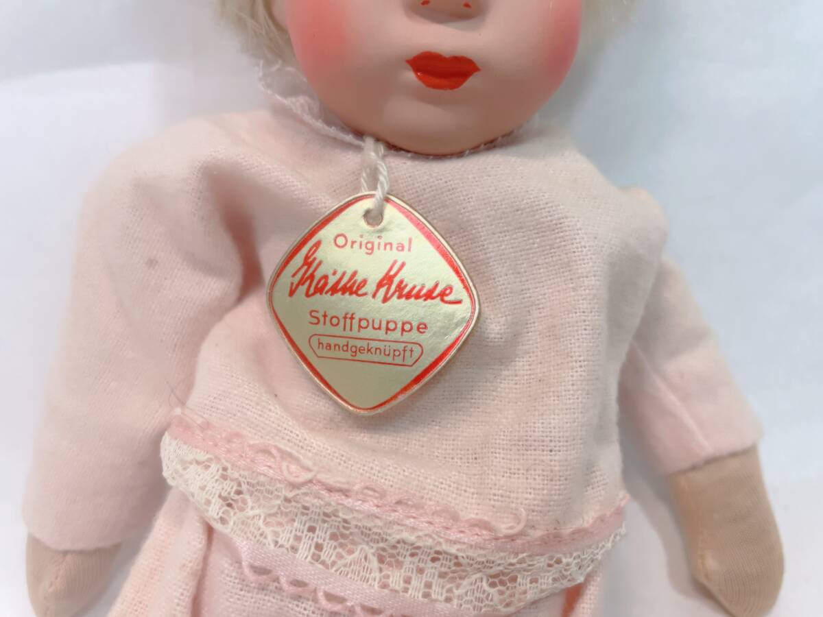 【管：TNT018】●西洋アンティーク 女の子針金入り人形 赤ちゃん人形 ケテクルーゼ ドイツ アンティーク 全長約24㎝ 2体セットの画像9
