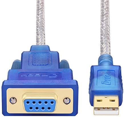  USBシリアルケーブル 1.8m USB-RS232C 変換 クロス接続 クロスケーブル USBtypeA to D-sub9ピ_画像5