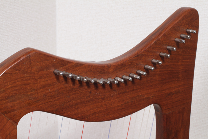 ◎木製ハープ 19弦 高さ約78.5cm 弦楽器♪_画像9