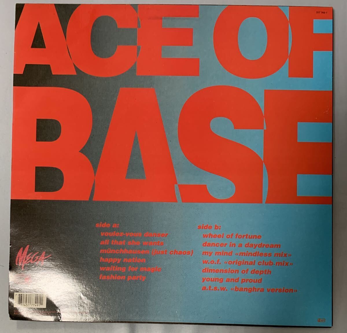 UKオリジナル盤LP Ace Of Base Happy Nation バングラの画像2