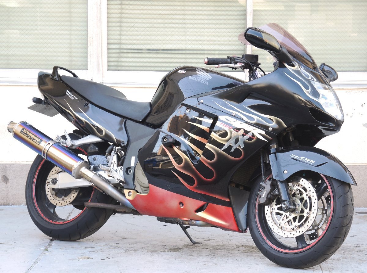 100【評価S】 CBR1100XX JH2SC35 実動 純正 ヘッドライト レンズ ケース カバー 点灯動画有 033-6314 001-6322 033-6326 907-36300 SC35の画像9