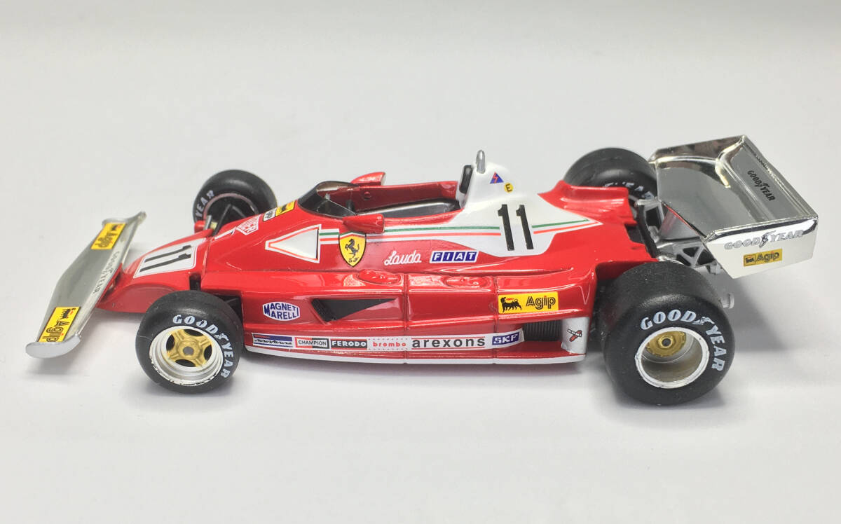 1/43 Hot Wheels FERRARI フェラーリ 312T2 ニキ・ラウダ German GP Winner 1977の画像4