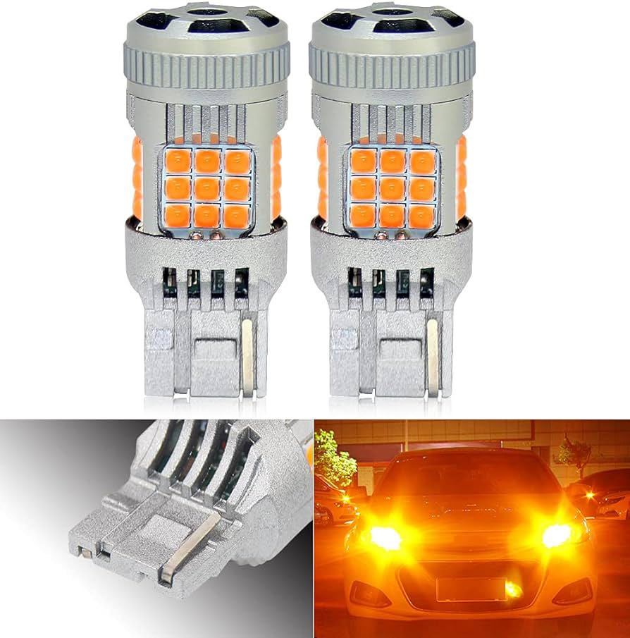 . свет LED высокий fla- предотвращение указатель поворота T20 одная лампочка клапан(лампа) прищепка часть другой соответствует янтарь желтый вентилятор установка указатель поворота клапан(лампа) 2 шт 