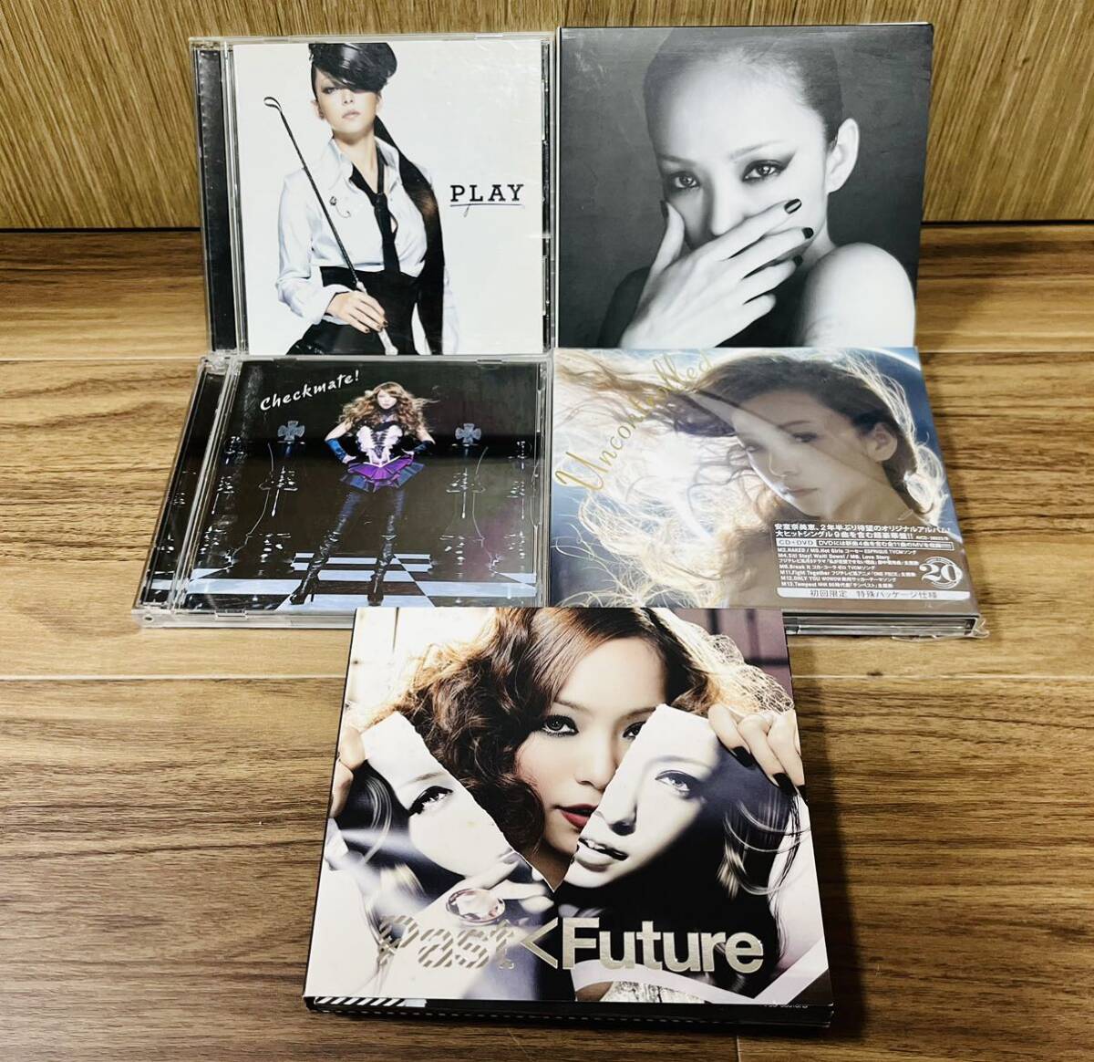 【送料無料】安室奈美恵 アルバム 5枚セット 初回盤 CD+DVD_画像1