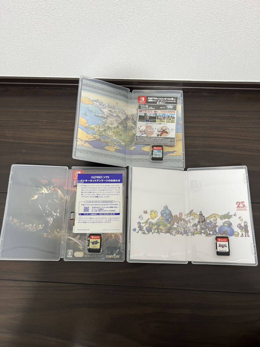 Nintendo Switch スイッチソフト ポケモンLEGENDS アルセウス モンスターハンターライズ ドラゴンクエストモンスターズ3の画像2