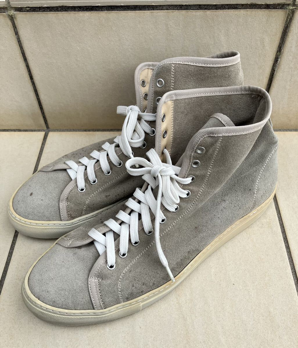 COMMON PROJECTS コモンプロジェクト　スエードスニーカー　43 ベージュ　ハイカット ハイカットスニーカー_画像2