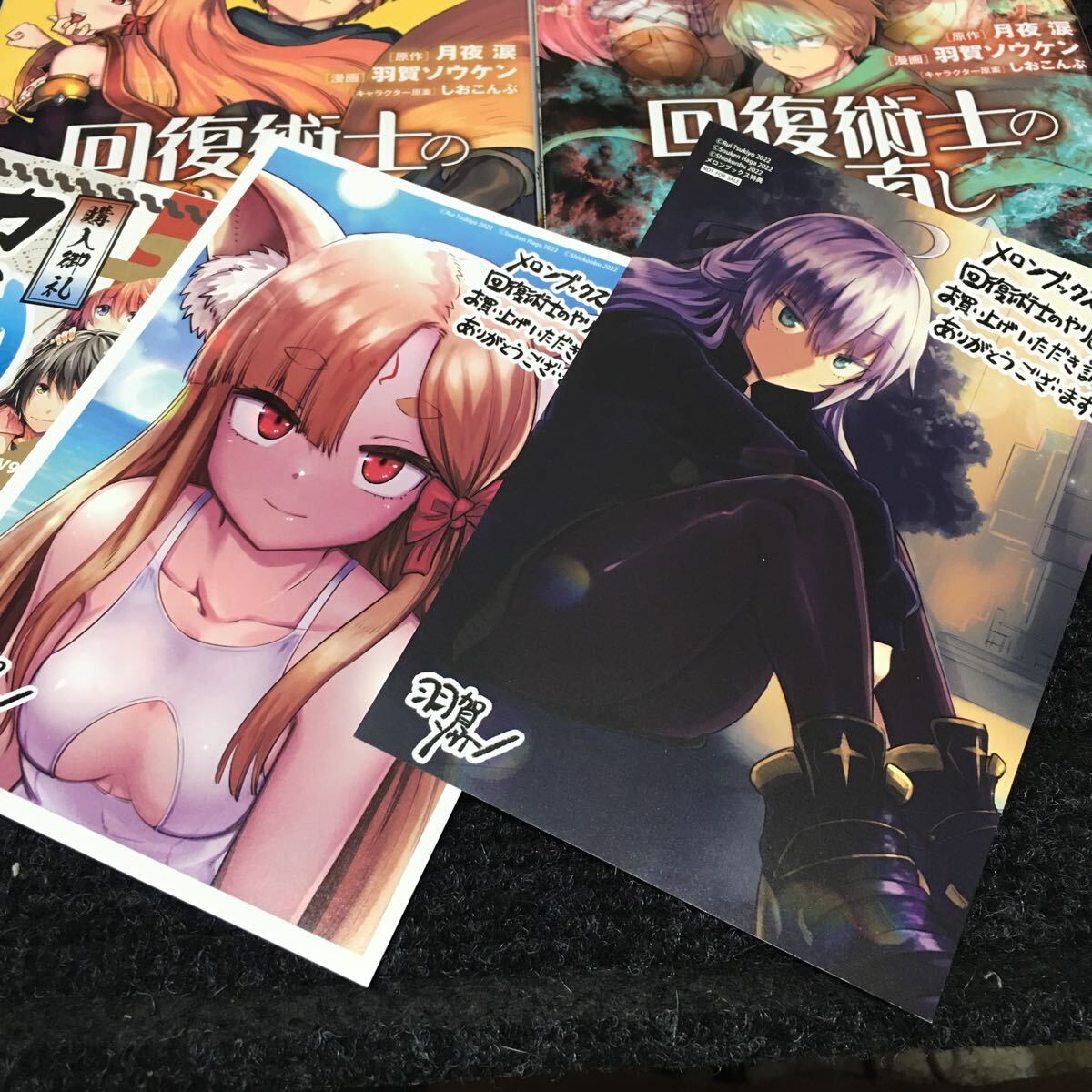 回復術士のやり直し 1〜12巻 回復術士のおもてなし 1巻 メロンブック購入特典非売品イラストカード2枚 カドコミ2019小冊子付 月夜涙 - 青年 回復術士のやり直し 1〜12巻 回復術士のおもてなし 1巻 メロンブック購入特典非売品イラストカード2枚 カドコミ2019小冊子付 月夜涙 - 青年