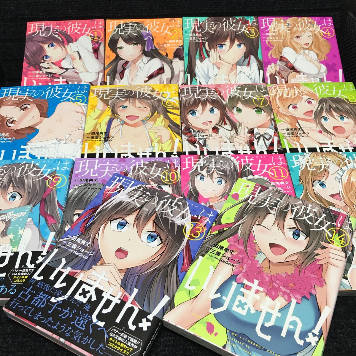 現実の彼女はいりません!リアルなヒロインはいりません! 1〜14巻セット 田尾典丈 三雲ジョージ ReDrop 刷数:3,6,5,4,1,1,1,1,1 ,1,1,1,1,1 - 青年 現実の彼女はいりません!リアルなヒロインはいりません! 1〜14巻セット 田尾典丈 三雲ジョージ ReDrop 刷数:3,6,5,4,1,1,1,1,1 ,1,1,1,1,1 - 青年