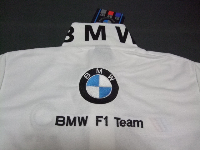 ★在庫一掃セールです★送料無料★必見★ＢＭＷ★F1★Team★M★Power★素敵～で★お洒落で★綺麗～な★ポロシャツ★ホワイト★XL★新品★_画像1