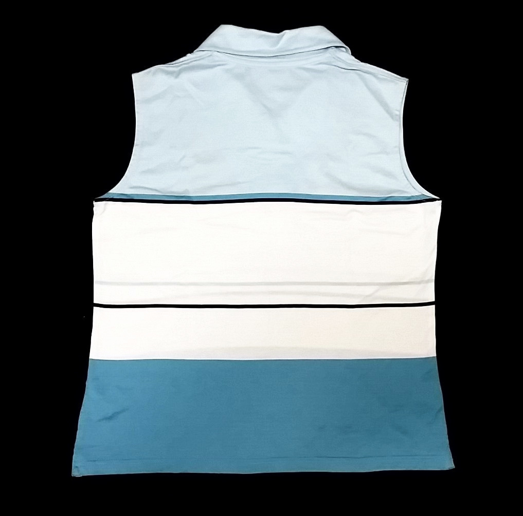 BURBERRY GOLF 日本製 ノースリーブシャツ Mサイズ 三陽商会 バーバリー レディース ゴルフ タンクトップ_画像2