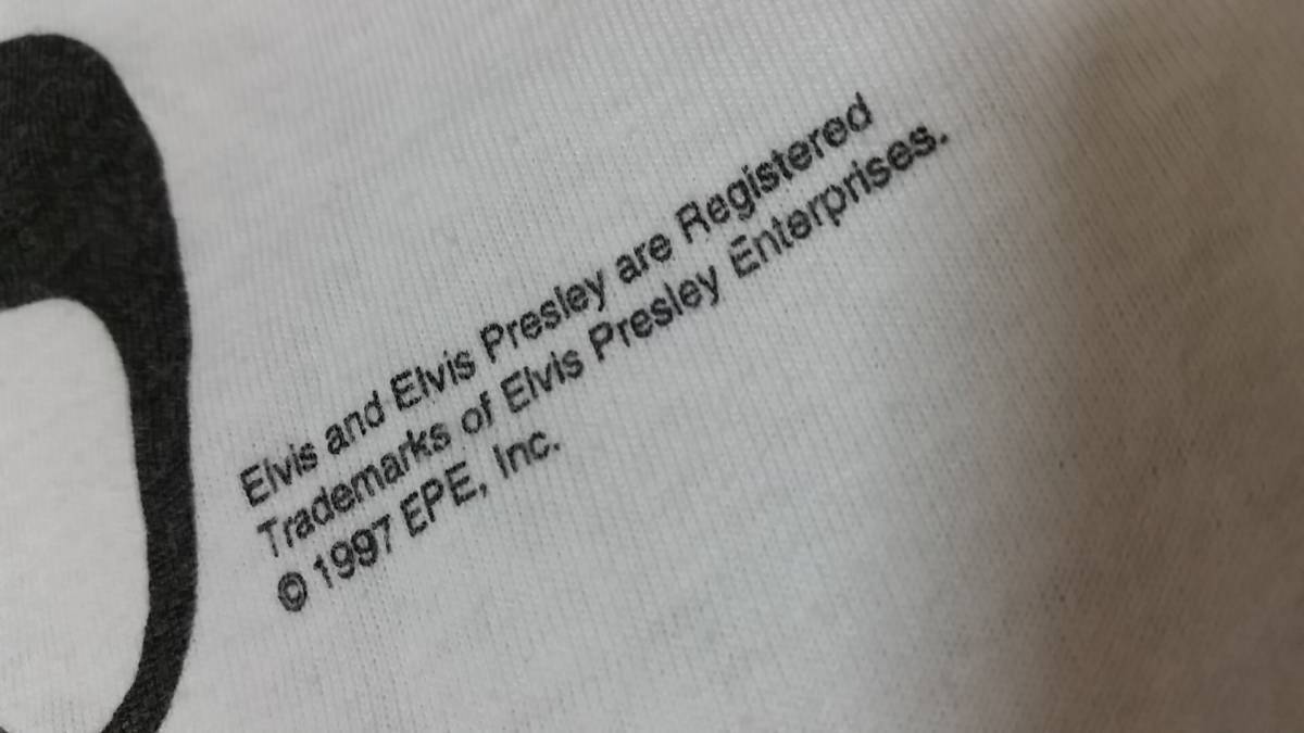 【アメリカ製】90s Elvis Presley 20th Anniversary Tシャツ Mサイズ バンドT エルヴィス プレスリー_画像4