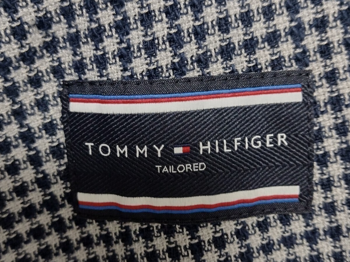 【高級感】Tommy hilfiger TAILORED ブロックチェック テーラードジャケット 46サイズ　トミーヒルフィガー_画像3