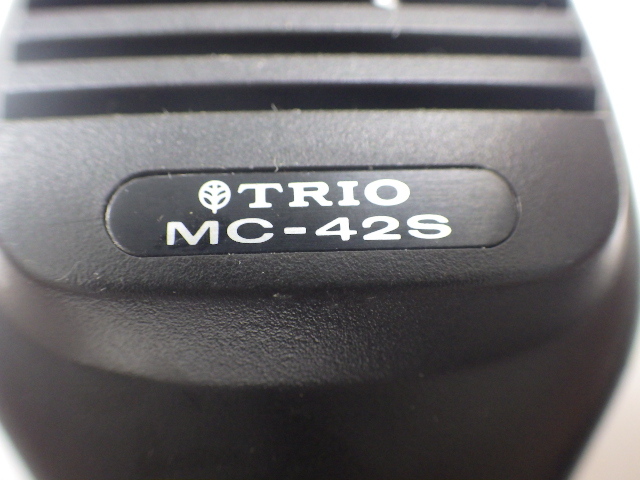 00【S.R】綺麗 TRIO トリオ ハンドマイク MC-42S 丸形８ピンコネクタ　KENWOOD ケンウッド 香川発_画像5