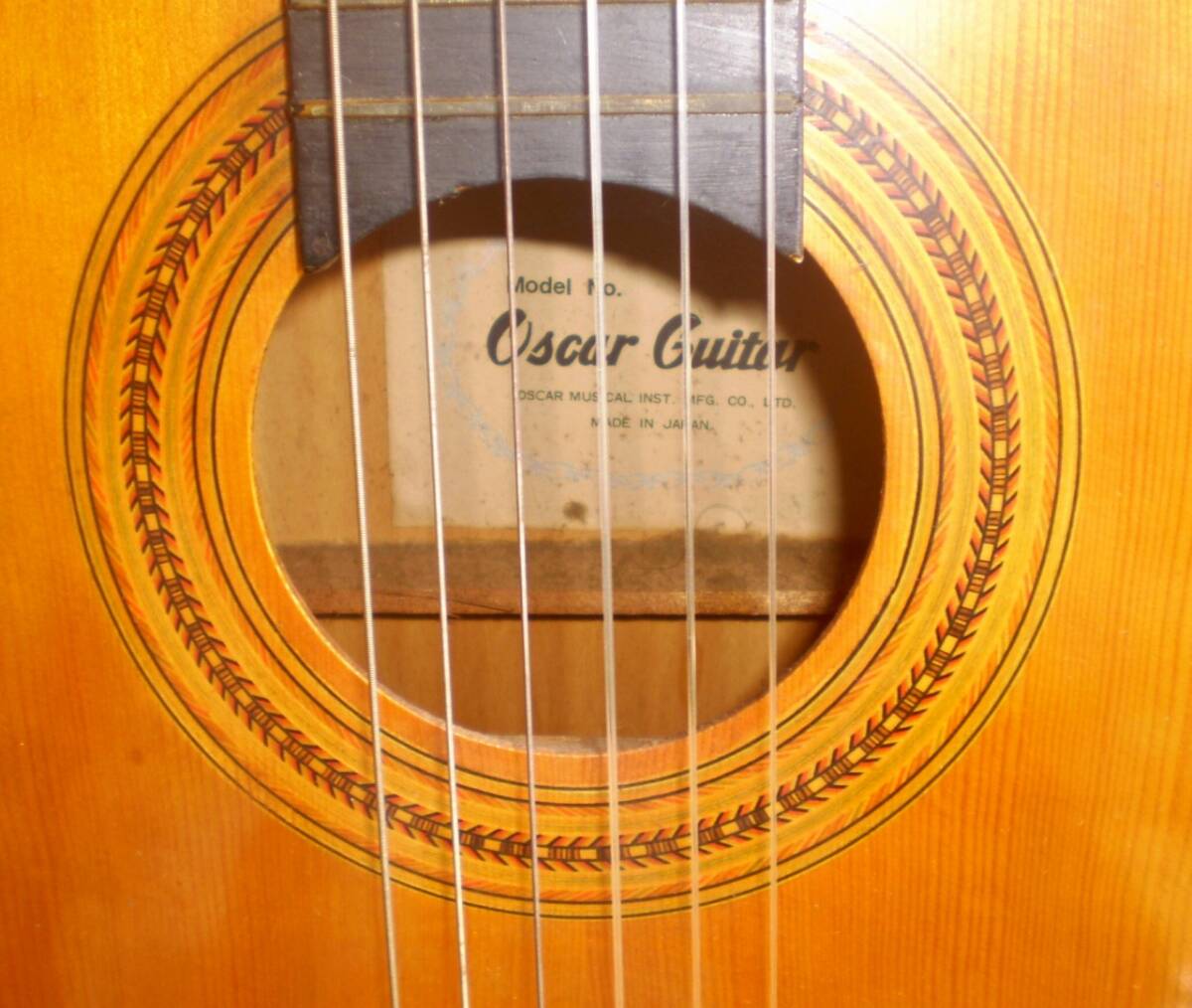 ギター　クラッシックギター　OSCAR GUITAR　日本製　OSCAR MUSICAL INST MFG CO LTD_画像3