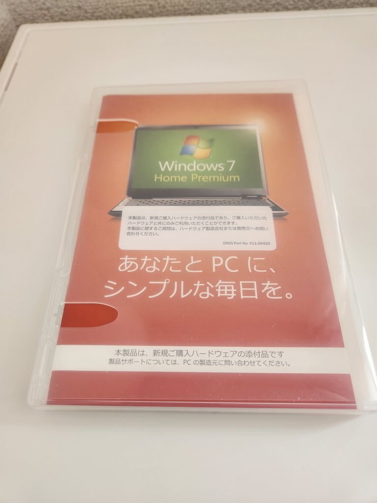 DSP版 Microsoft Windows7 Home Premium 64bit Service Pack 1 適用済みの画像1