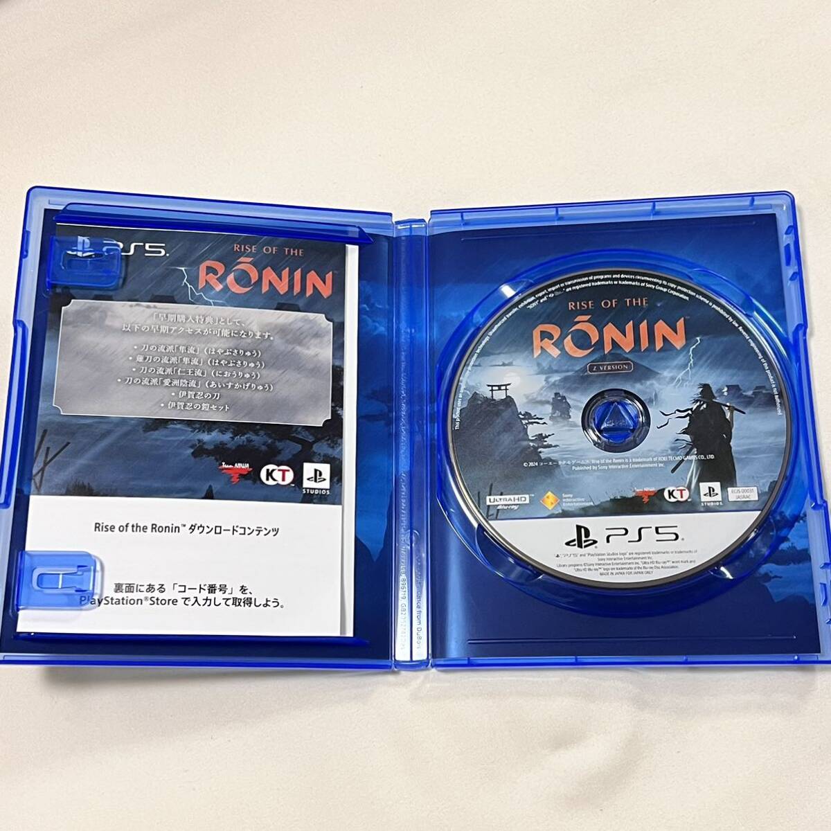 【未使用級】【特典未使用】PS5 Rise of the Ronin Z version ライズオブザローニン フロムソフトウェア_画像3