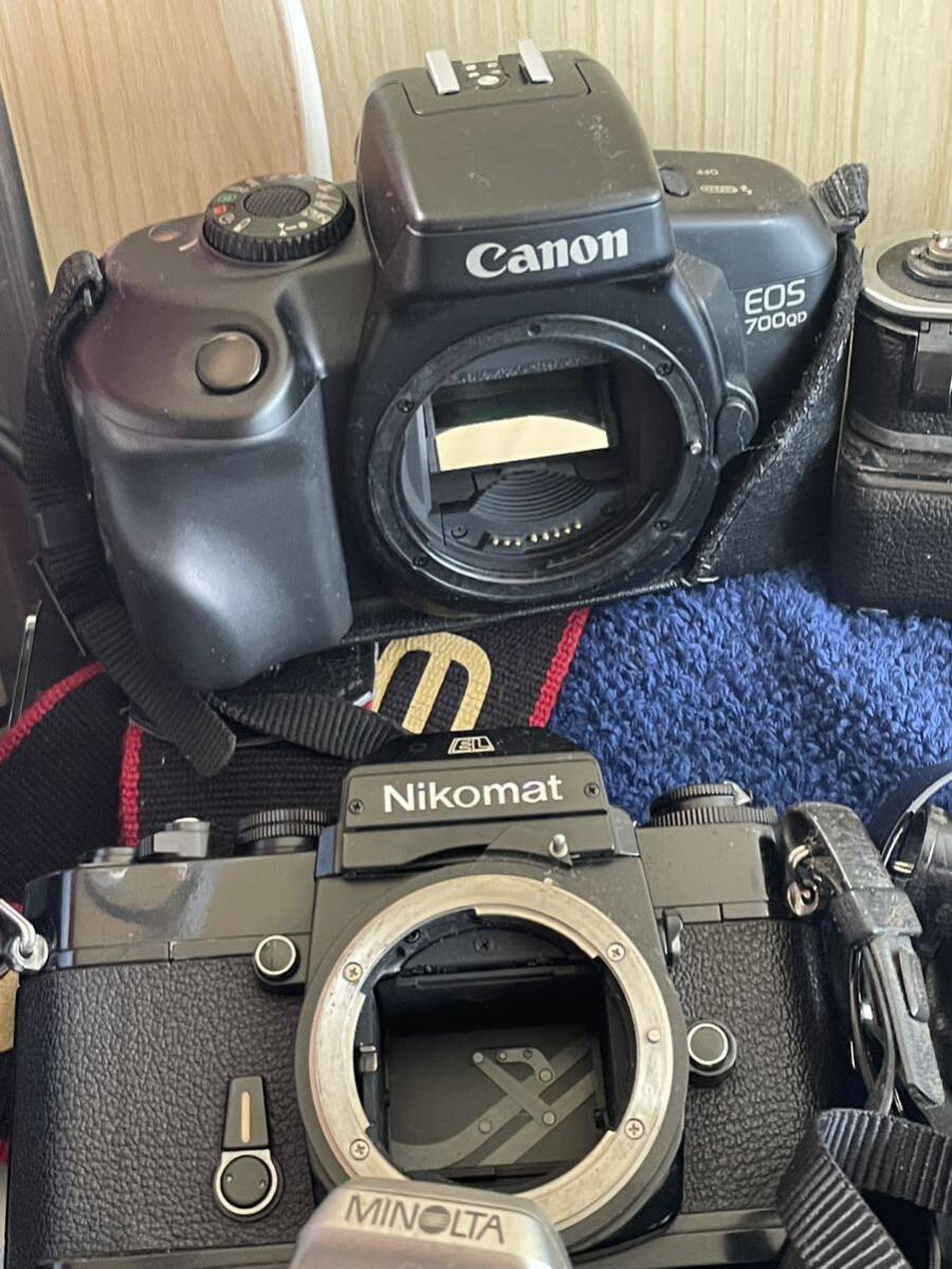 Canon Nikon KONICA PENTAX MINOLTA 一眼レフカメラ フィルムカメラ 16点大量まとめ　動作未確認　ジャンク_画像8