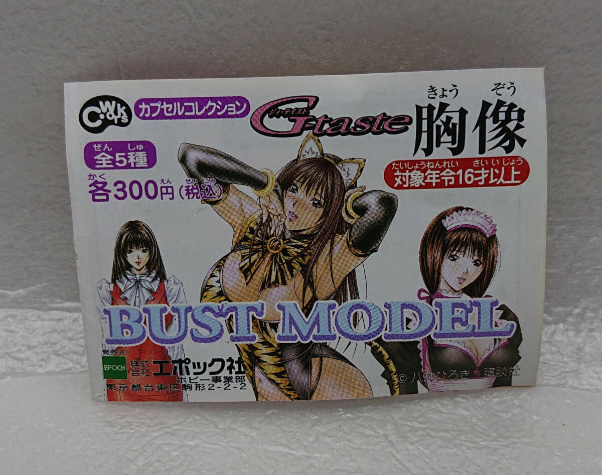★G-taste 胸像 全５種セット BUST MODEL エポック社 新品 カプセルコレクション★の画像7
