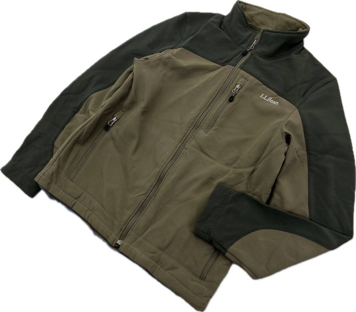 セブンイレブン 冬ギフト 2024 オリーブ ソフトシェルジャケット 好配色◎ ☆ L.L.Bean グリーン エルエルビーン■F237 人気 キャンプ アウトドア ハイキング 登山 REG S 男性用