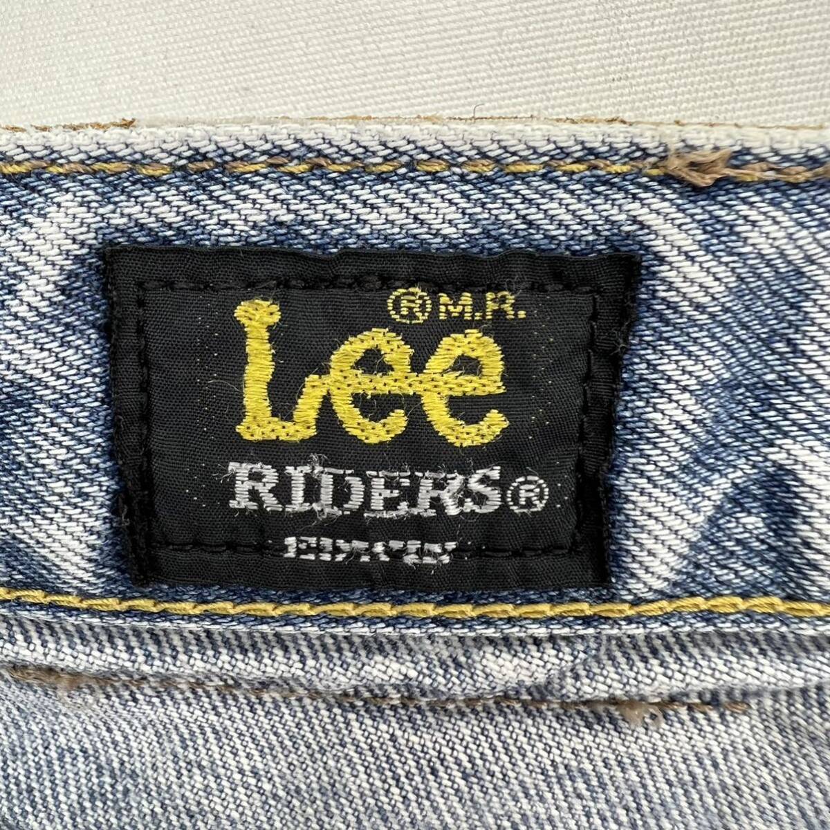 Lee ☆ 90sスタイル◎ デニムパンツ ジーンズ アイスブルー W34 アメカジ ストリート オールド ユーズド 古着 人気 定番 リー■Ja7445_画像6