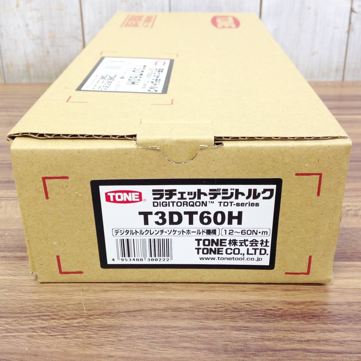 【AH-05632】未使用品 TONE トネ 9.5sq. ラチェットデジトルク [測定範囲 12-60Nm] T3DT60H_画像5