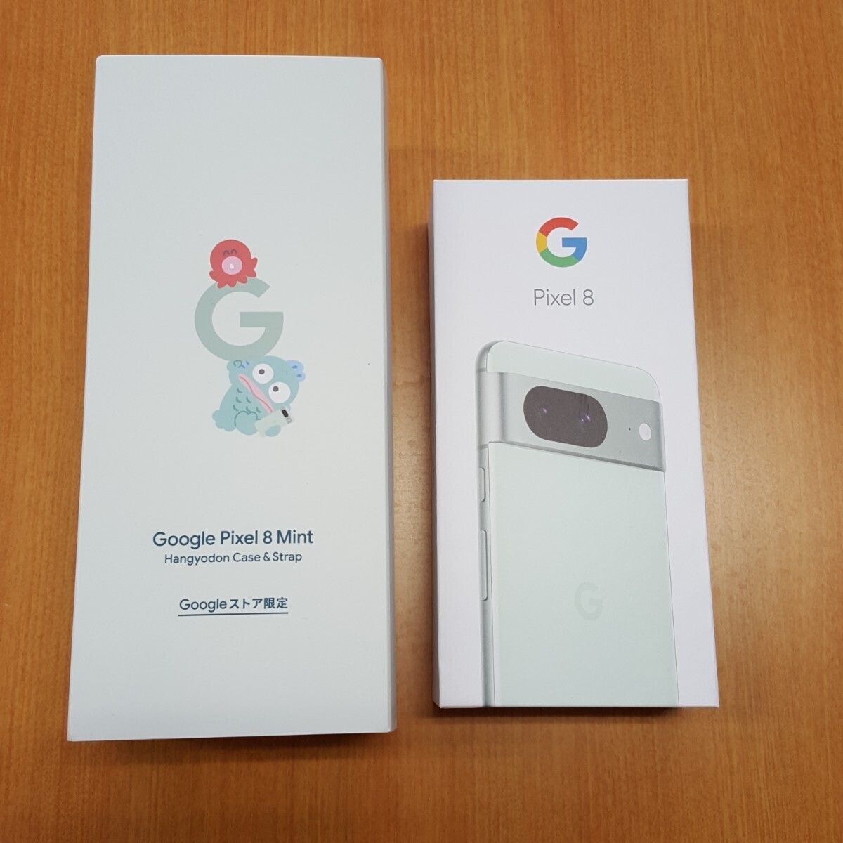 新品未使用未開封 pixel8 ミント 128GB Mint ハンギョドンケース、ストラップ限定セット Googleストア一括購入済 Google Pixel その4の画像1