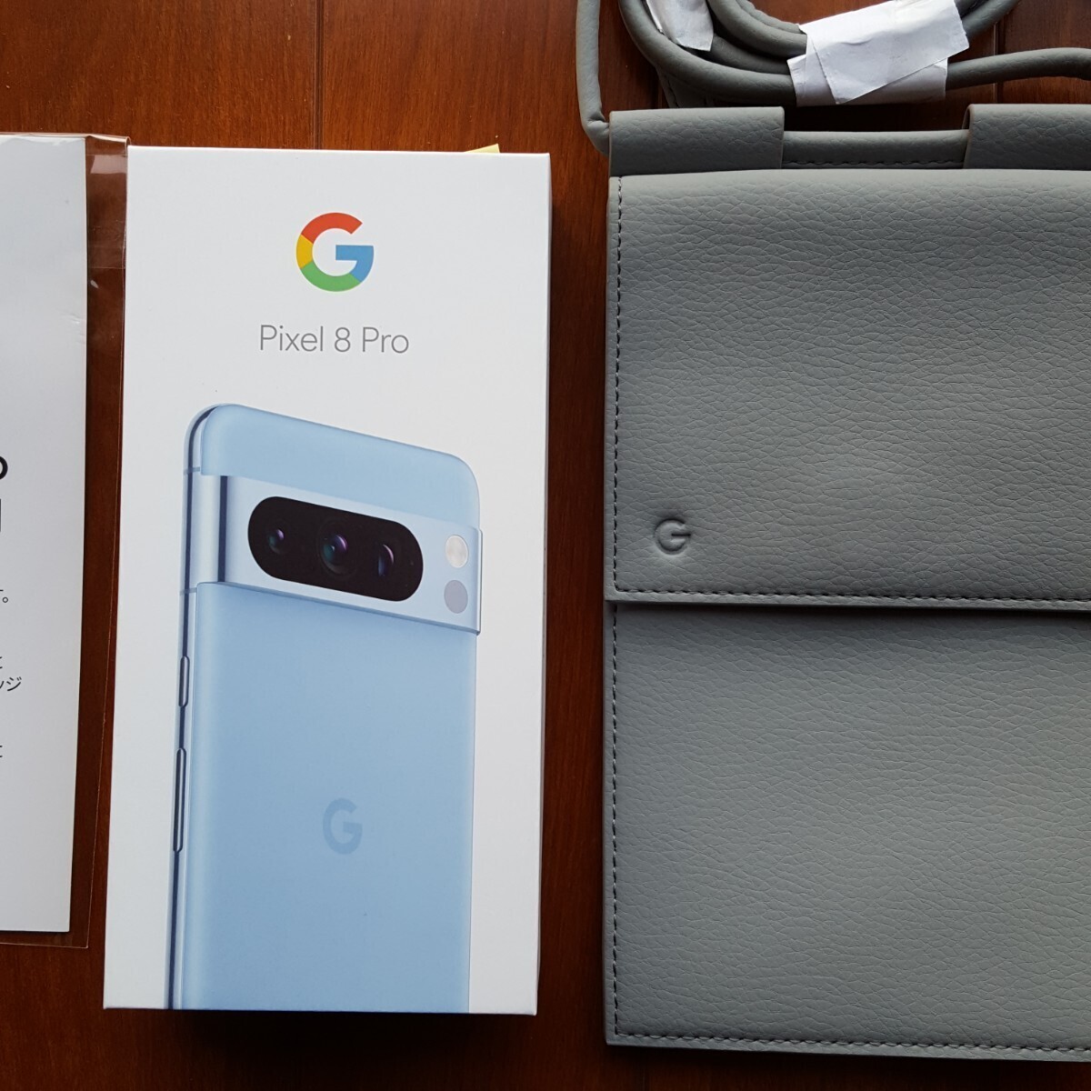 新品未使用未開封 Google pixel8pro 青128GB ブルーBay Googleストア限定ポーチ 限定ピンバッチ 一括購入 SIMフリー その19