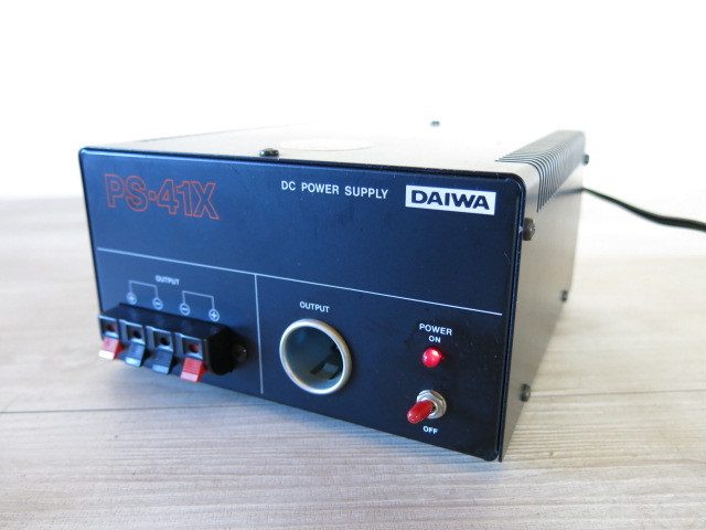 * прекрасный товар * DAIWA* Daiwa [PS-41X] стабилизированный источник питания * прикуриватель маленький размер радиолюбительская связь 