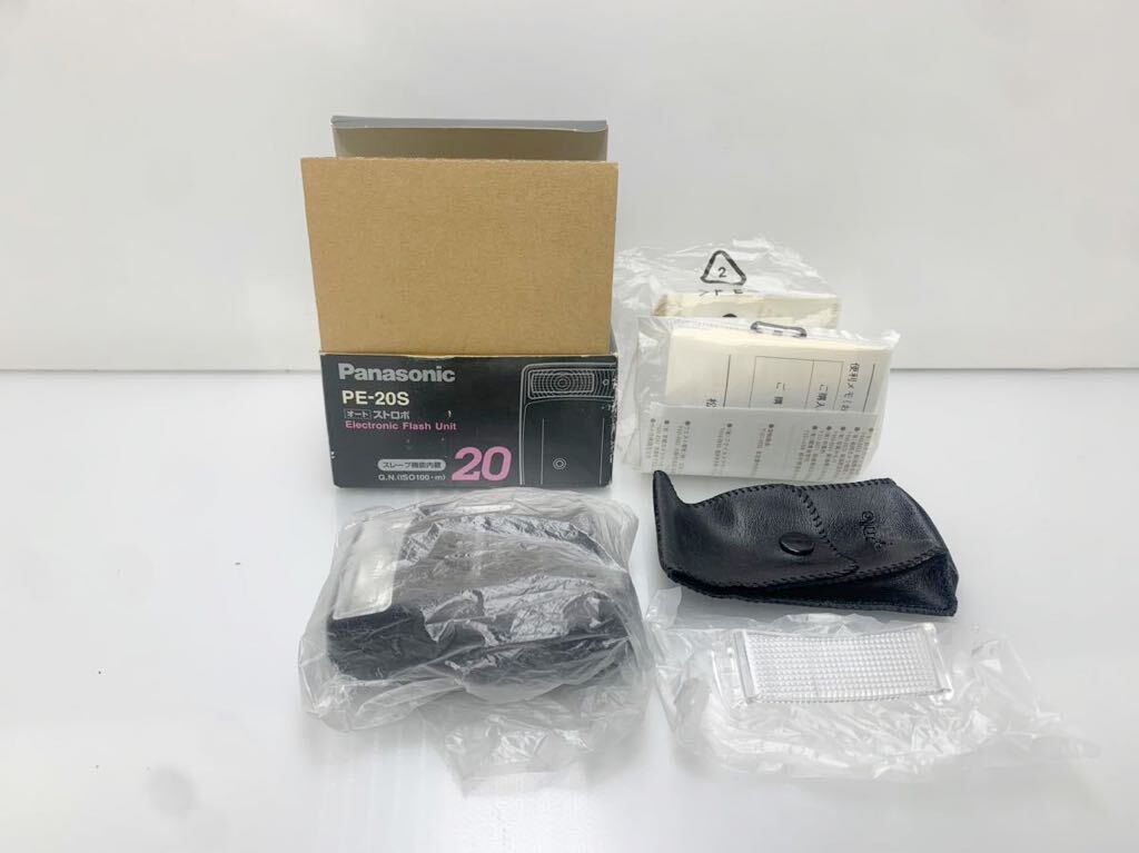 X5-042204 Panasonic パナソニック オートストロボ PE-20S 未使用長期保管品の画像1