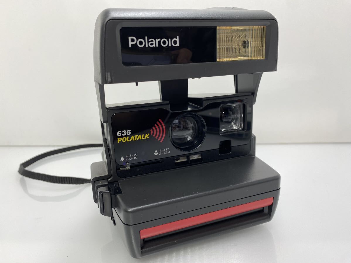 H3-1-042010 美品 ★Polaroid ポラロイド 636 POLATALK ポラトーク インスタントカメラ★の画像1