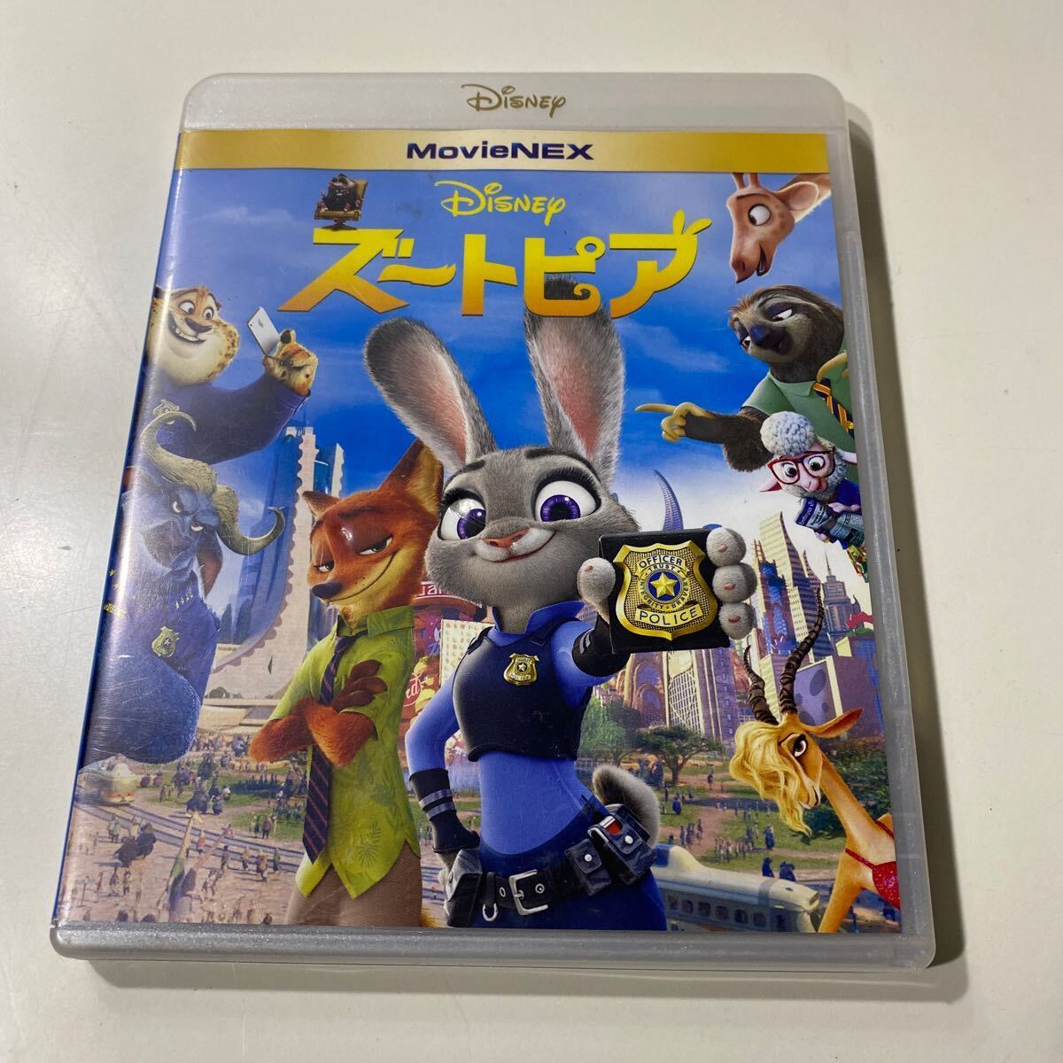 CC2-041123 ディズニー アニメ 映画 Blu-ray+DVD　ズートピア MovieNEX _画像2