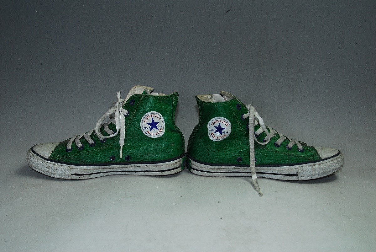 ◆DSC6386◆驚愕の1000円～完全売り切り！コンバース◆CONVERSE/グリーン/27㎝/MID/口コミ高評価！存在感抜群！永遠の王道スニーカー！の画像3