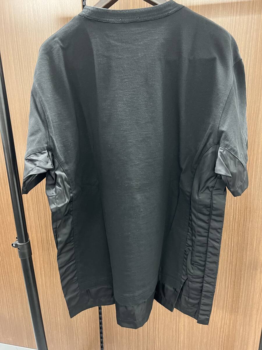DIOR×sacai コラボ 半袖Tシャツ ブラック サイズXXLの画像3