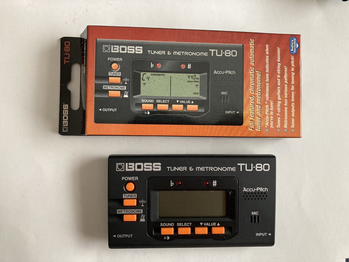 BOSS TU-80 TUNER&METRONOME 中古の画像1