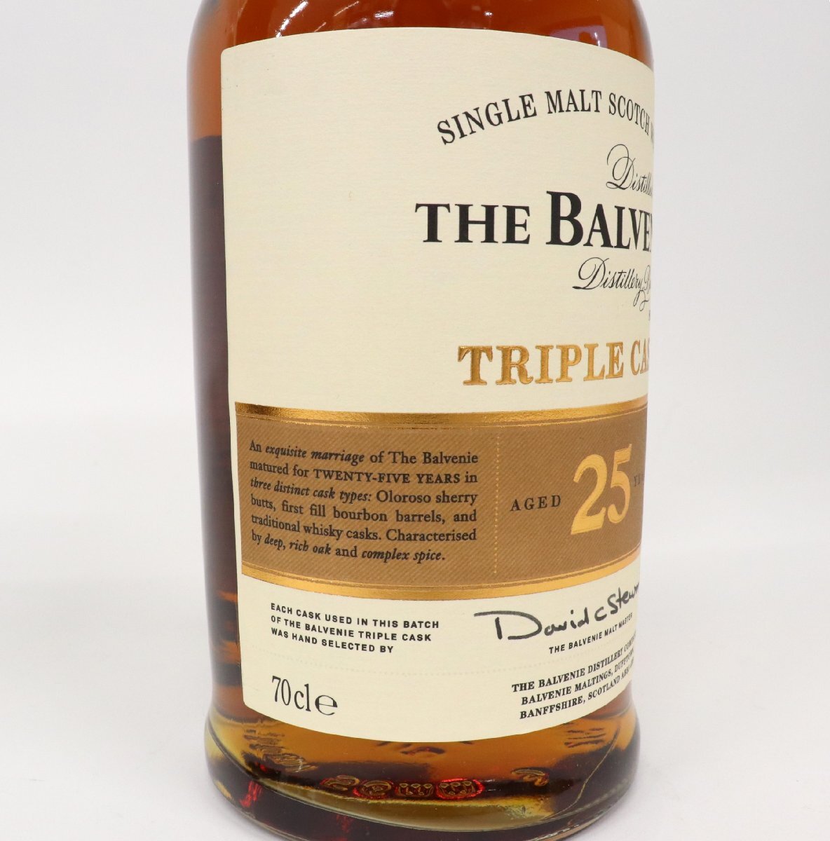 バルヴェニー 25年 40% 700ml シングルモルト スコッチ ウイスキー THE BALVENIE/SINGLEMALT SCOTCH WHISKY◆おたからや【K-A67175】の画像3