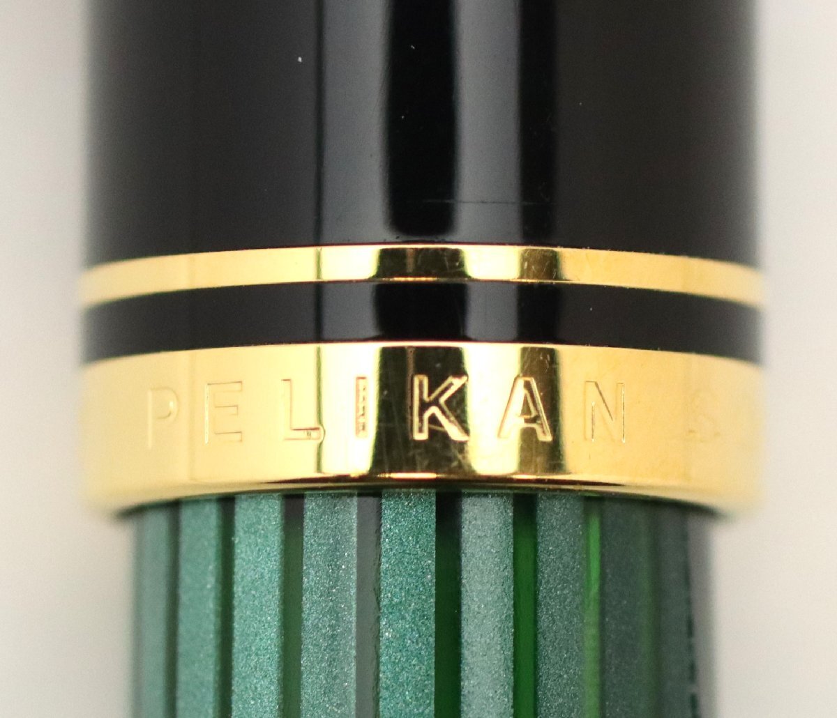 (ペン先14C585) Pelikan ペリカン 万年筆 スーベレーン 緑縞 ペン先14C585 計1点 箱付き ※筆記未確認 ◆おたからや【F-A52683】同梱-2の画像4