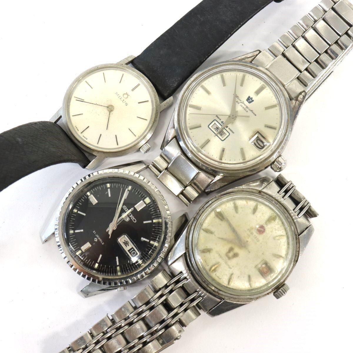  Junk clock *SEIKO Seiko,RADO Rado, other lady's men's wristwatch * operation not yet verification *.. from .[Y-A52925]