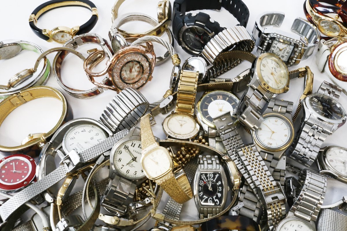  Junk часы * Casio G-SHOCK, Seiko, Citizen, Courreges др. женский мужские наручные часы * работоспособность не проверялась *.. из .[x-A58560]