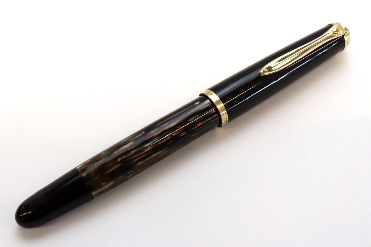 (14C) Pelikan ペリカン 万年筆 スーベレーン ペン先14C585 緑縞 計1点 ※筆記未確認 ◆おたからや【M-A27410】同梱-2_画像2